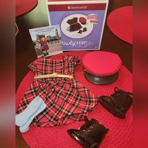 American Girl Doll World Traveler in England Outfit
